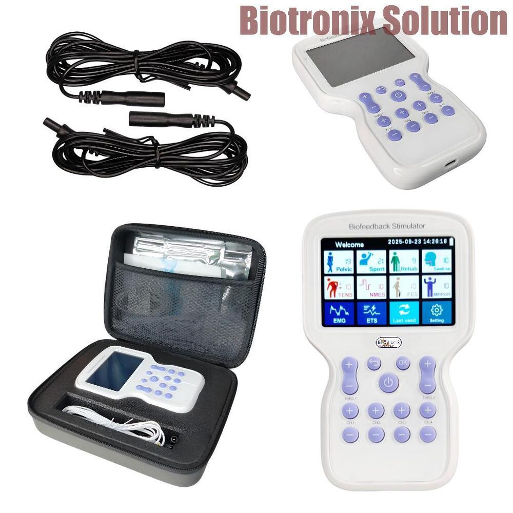 KM-580 Portable Biofeedback and Electrical Therapy Machine with Touch Display