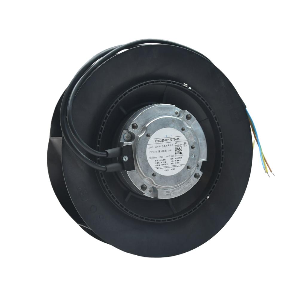 EBM PAPST R3G225-8317076415 170/134W 1.4A 220V Plastic Blade Electric Powered Fan Centrifugal Fan