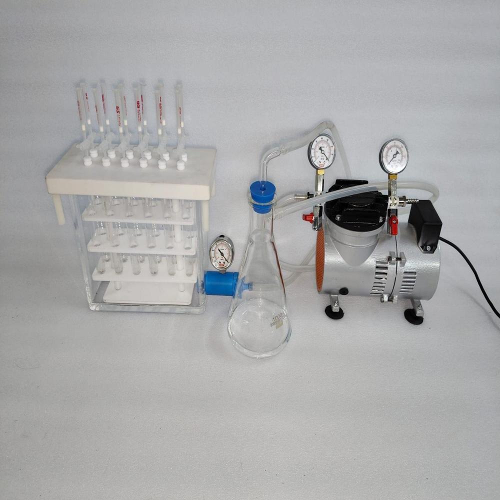 Port Solid Phase Extraction Manifold (Spe12 12) - Color: White