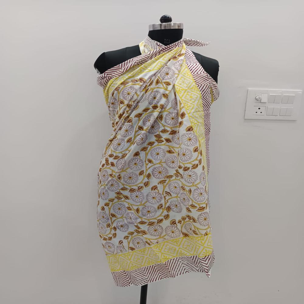 HAND BLOCK PRINTED SARONG