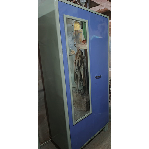2 Door With Locker Cupboard - Color: Blue
