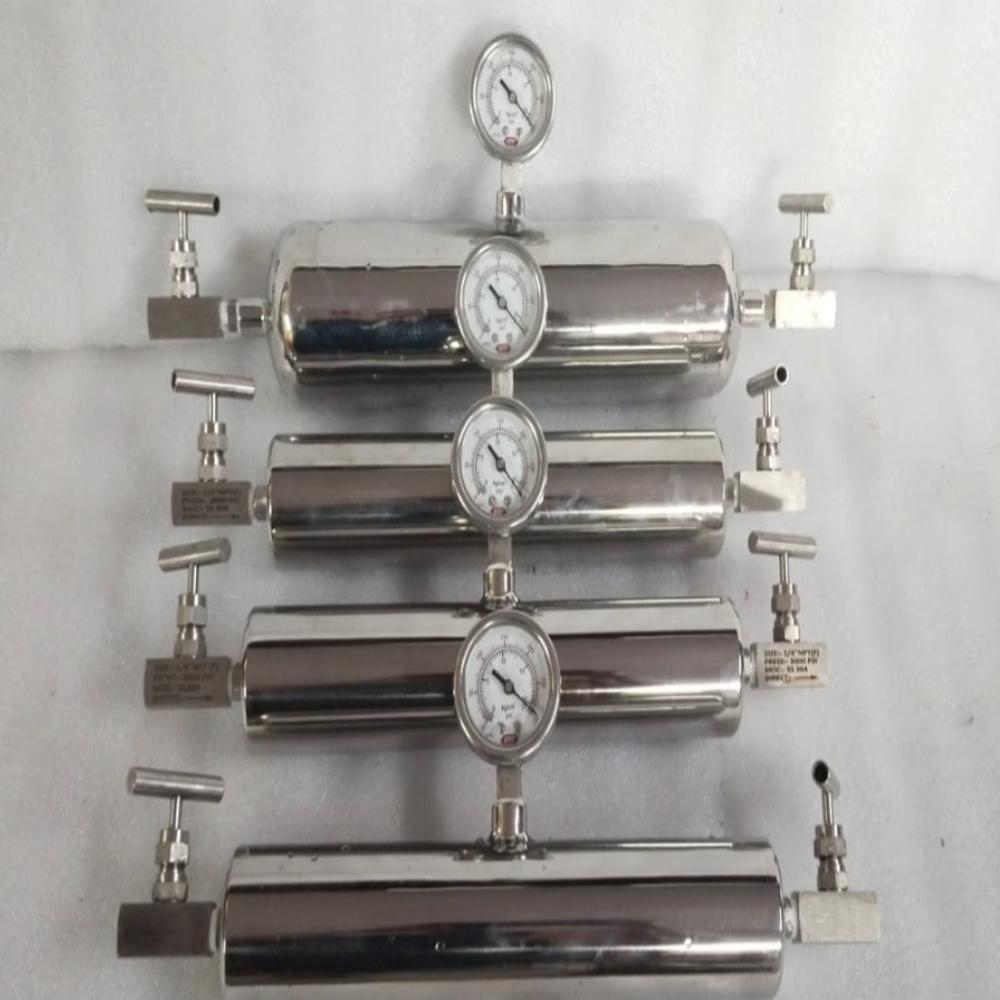 Stainless Steel Gas Sampling Cylinder 500 ml