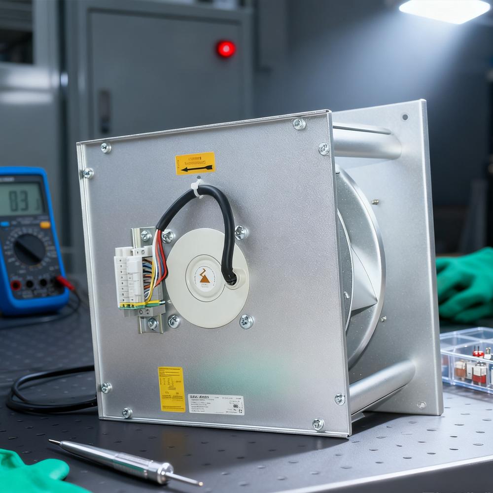 ZIEHL-ABEGG GR31M-2DK.5H.2R Inverter Cooling Fan Ball Bearing Aluminum Blades Ventilation Fan