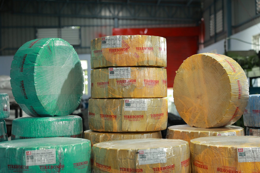 Precured Tread Rubber - Color: Multiple