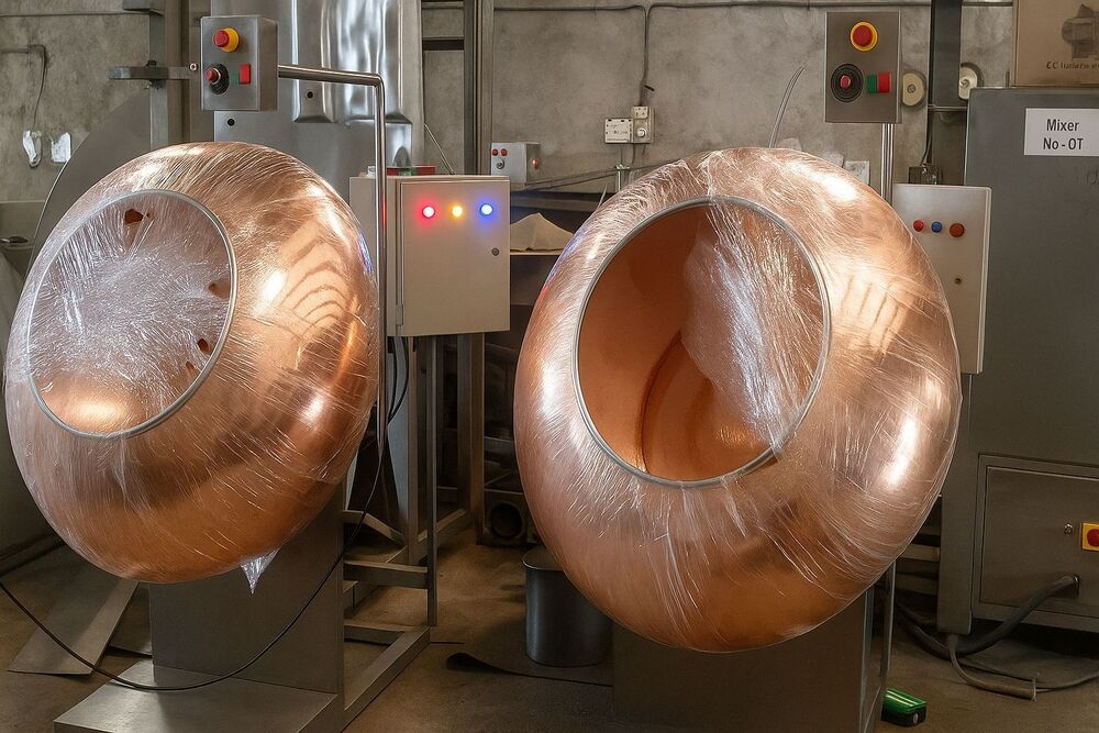 Copper Coating Pan - Color: Silver