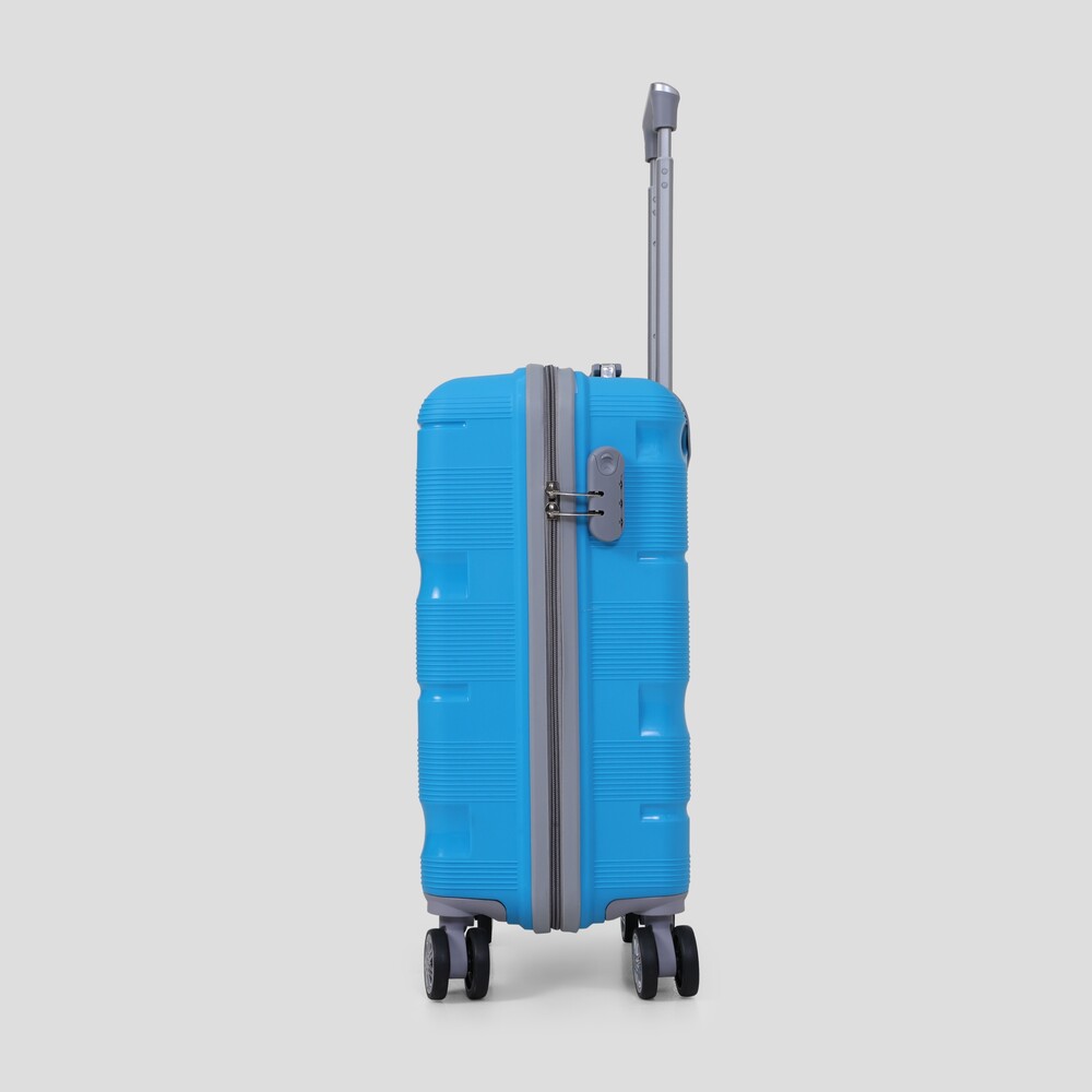 Hard Cabin Blue Trolley Bag