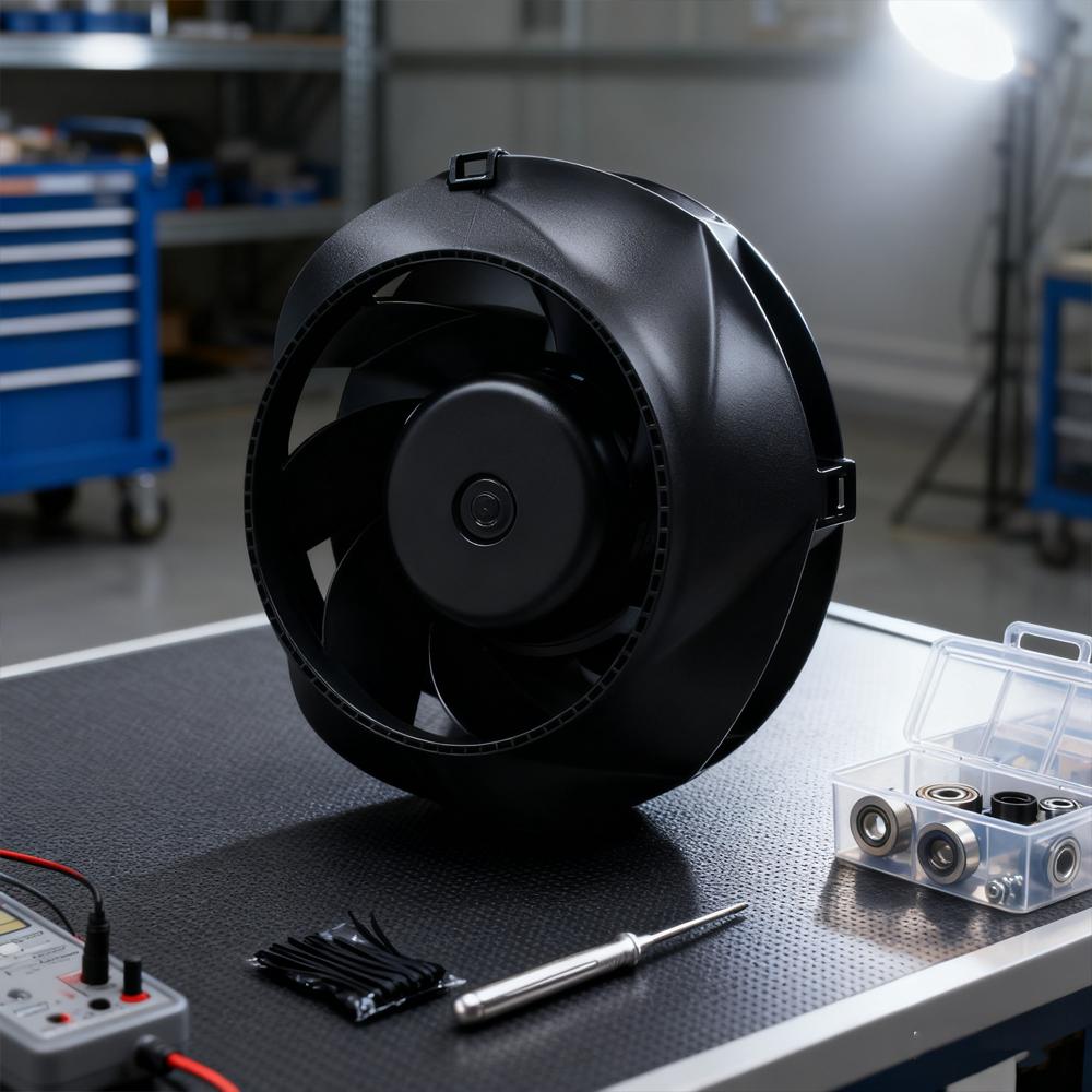 EBM PAPST R3G250-RO40-A9 Industrial Converter Wall Fan Servo Motor 230V 3650min Cooling Fan