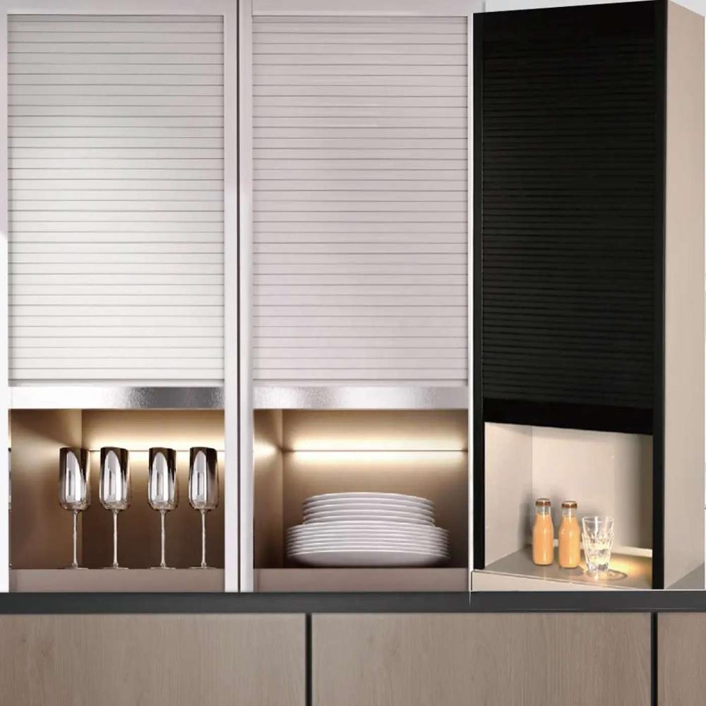 Kitchen Glass Rolling Shutter