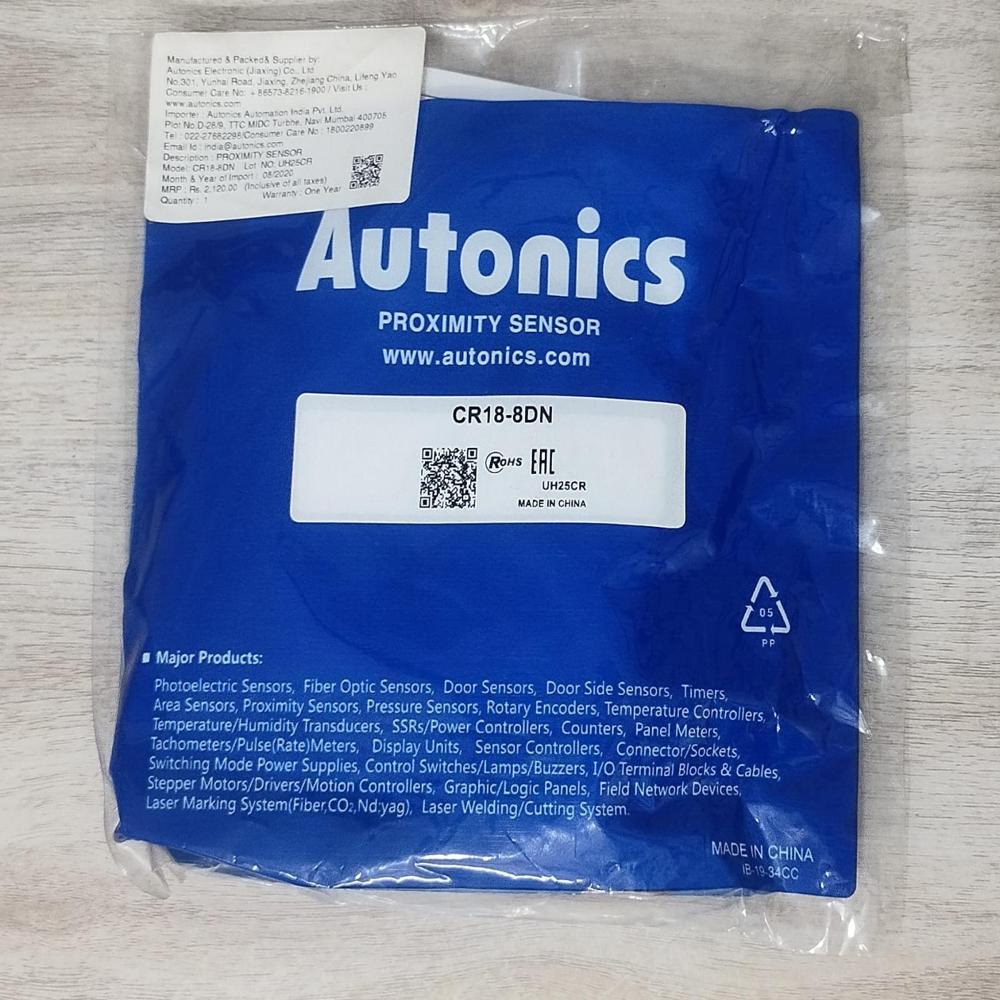 Autonics Cr18-8Dn Capacitive Proximity Sensor - Application: Industrial