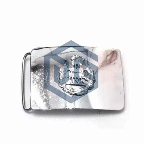 Duty Cisf Belt Buckle Set - Color: Silver
