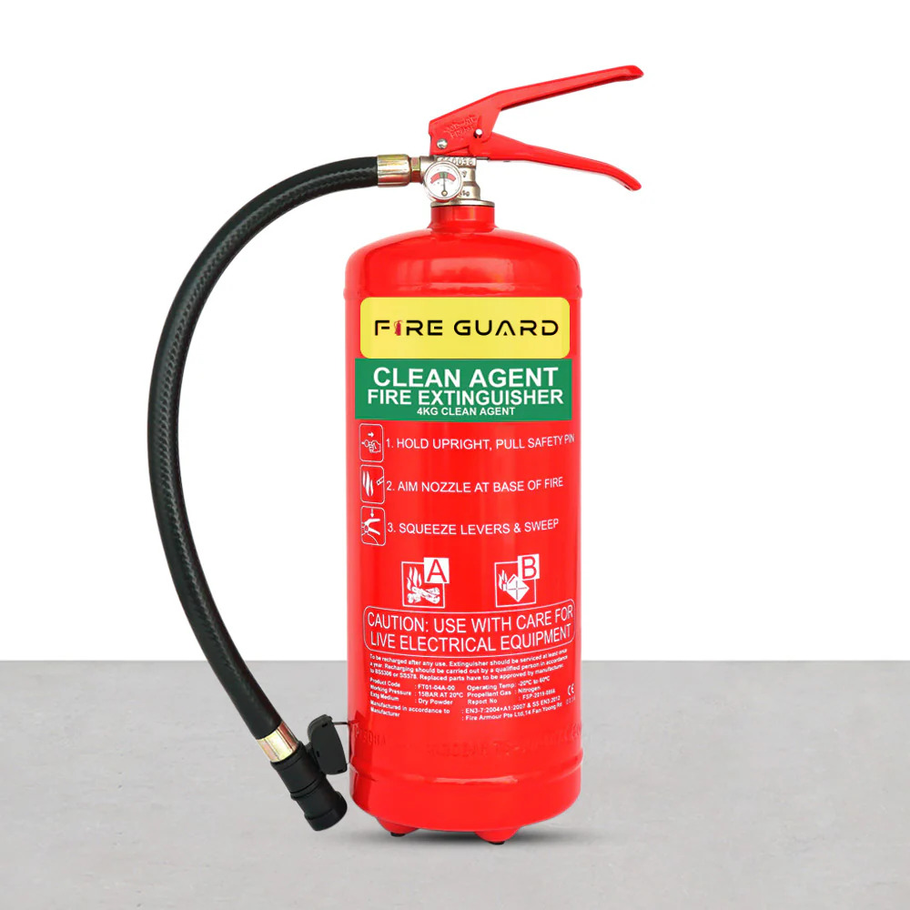 Clean Agent Fire Extinguisher - Capacity: 2.5 Kg