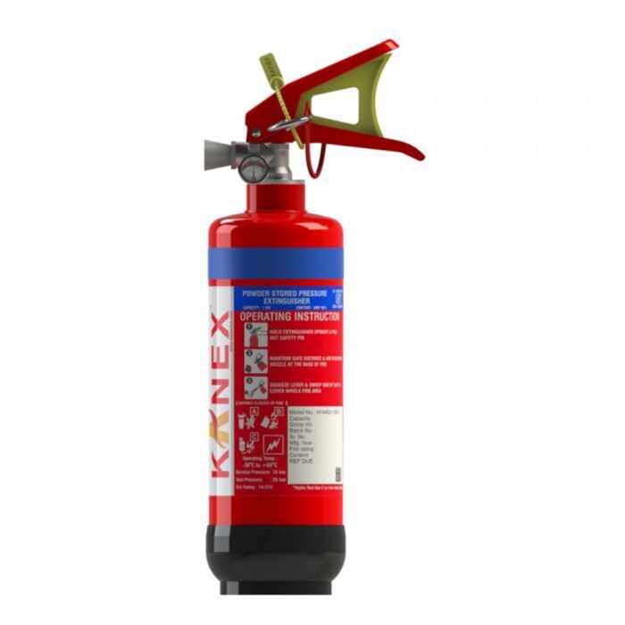 1 Kg Abc Dry Powder Fire Extinguisher - Color: Red