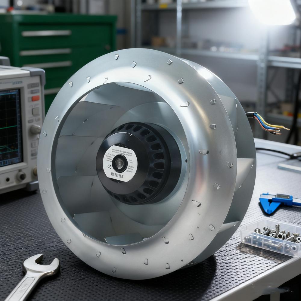 EBM PAPST 2RRE45250X56R 230V AC Electric Powered Aluminum Blade Industrial Axial Cooling Fan 