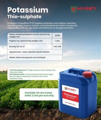 Potassium Thiosulphate - Application: Agriculture