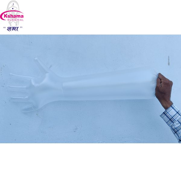 Gynecology Disposable Shoulder-Length Gloves Veterinary Use I HDPE I 29 Inch I Pack Of 200 Pcs