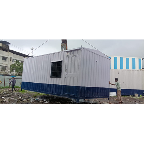 Portable Cabin Manufacturer - Color: White And Blue