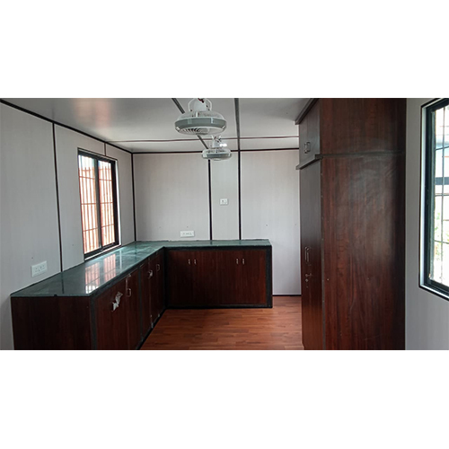 Office Cabin Interior - Color: White