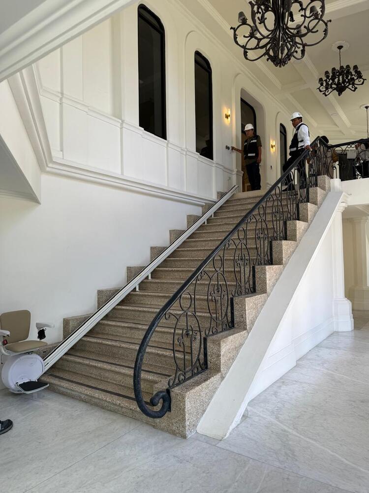 Chairlift For The Narrowest Stairs