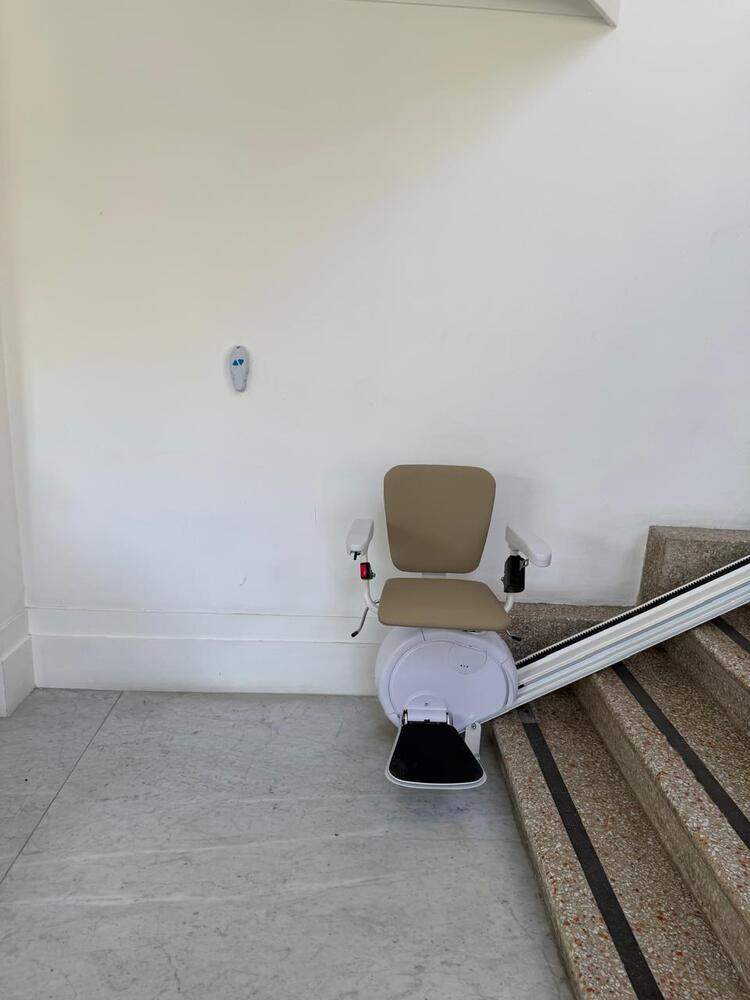 Chairlift For The Narrowest Stairs