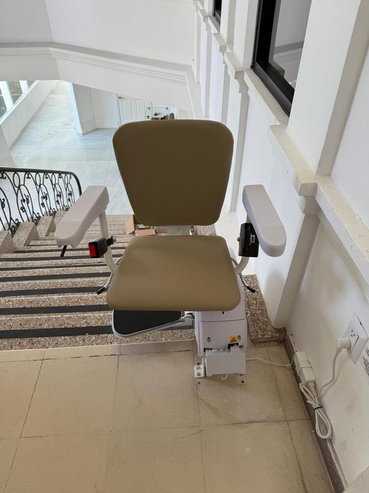 Chairlift For The Narrowest Stairs