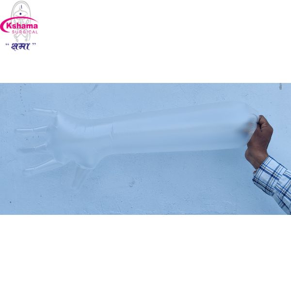 Vet Hand Gloves-A White 32 Inch Pack of 100 Pcs