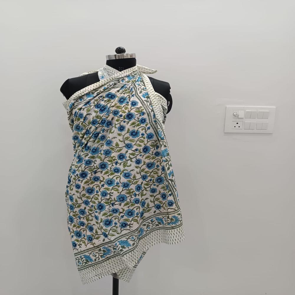 HANDBLOCK BEACH PAREO