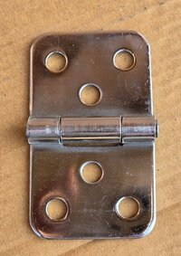 Stainless Steel Hinge 6 Hole Small