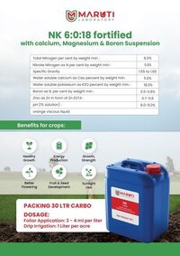 NK 6:0:18 fortified with Calcium, Magnesium & Boron Suspension