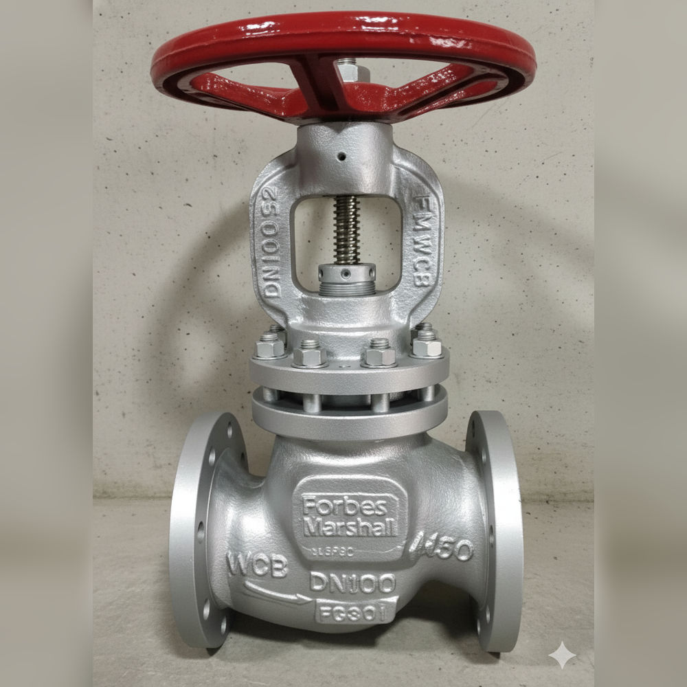 DN100 Forbes Marshall Cast Steel Piston valve Class 150 PSVAL