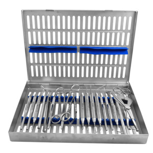 Basic Implant Surgery With Cassetee - Color: Silver