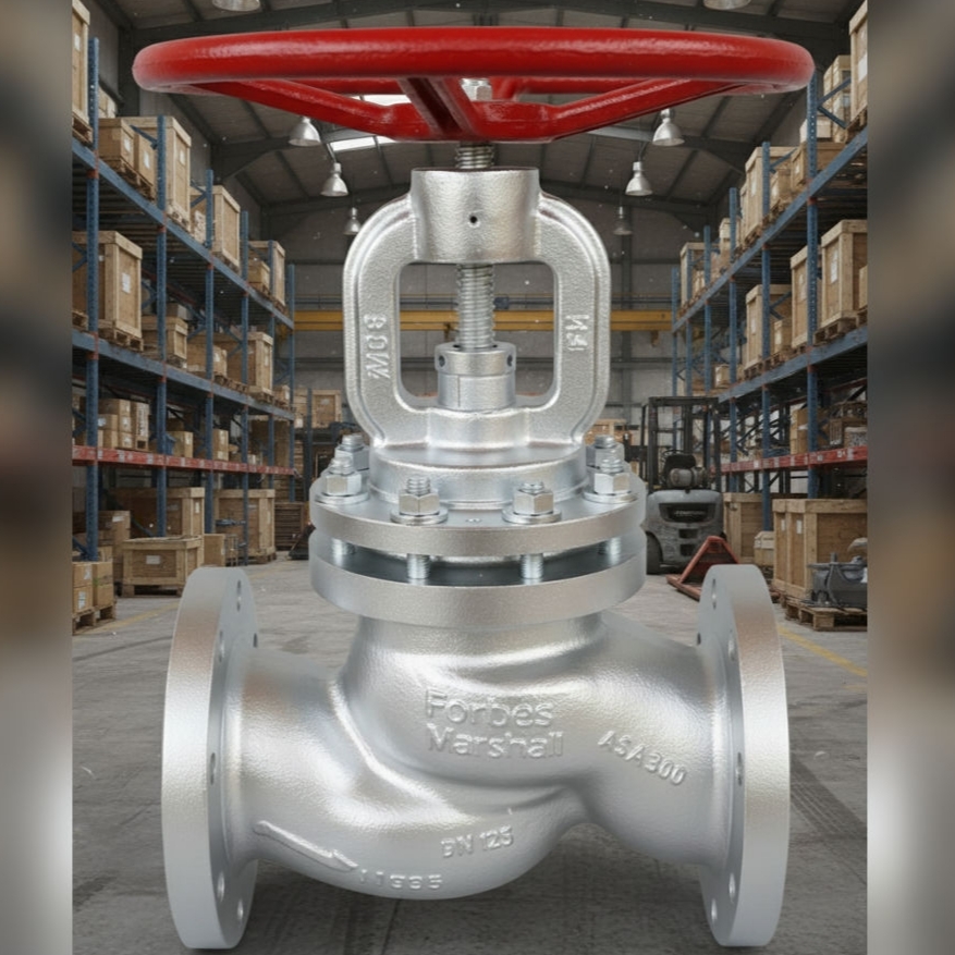 DN125 Forbes Marshall Cast Steel Piston valve Class 300 PSVAL