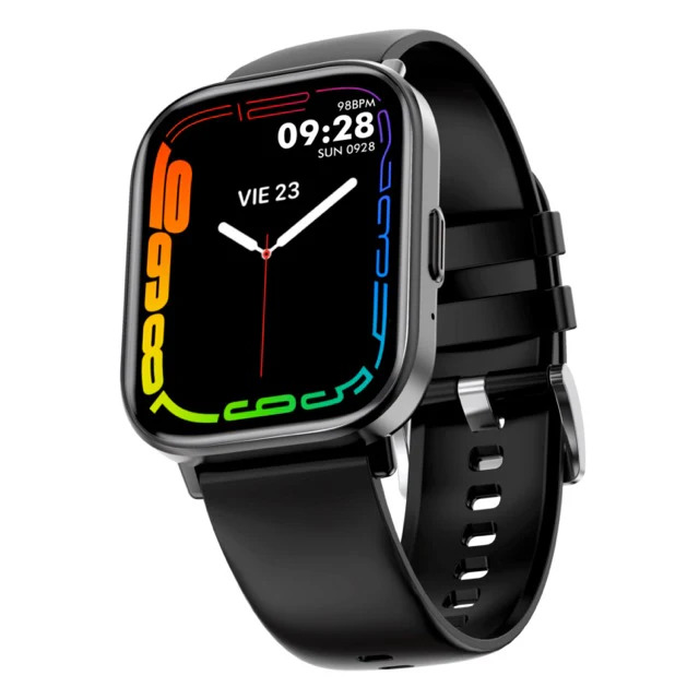 Fuel S2 Pro Midnight Black Bt Calling, Fitness Tracker, High Performance Smart Watch - Battery Life: 5-7 Days