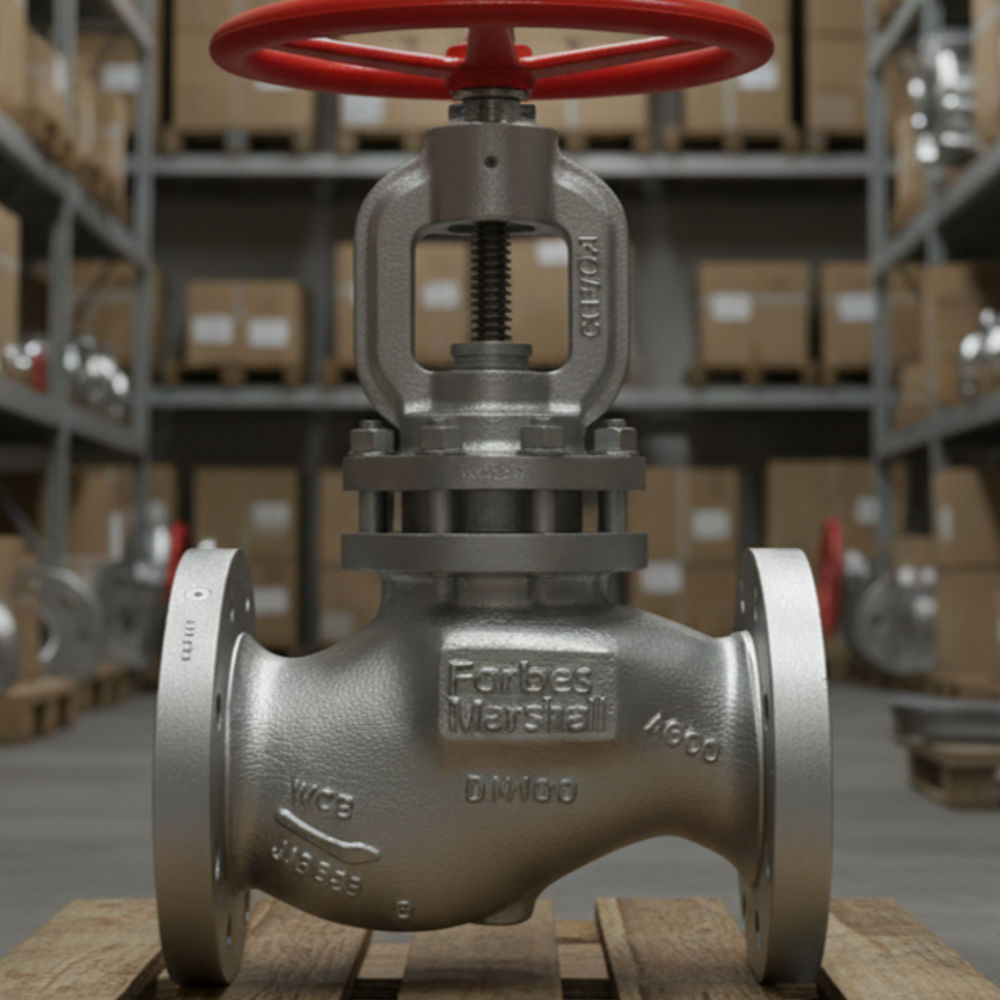 DN100 Forbes Marshall Cast Steel Piston valve Class 300 PSVAL