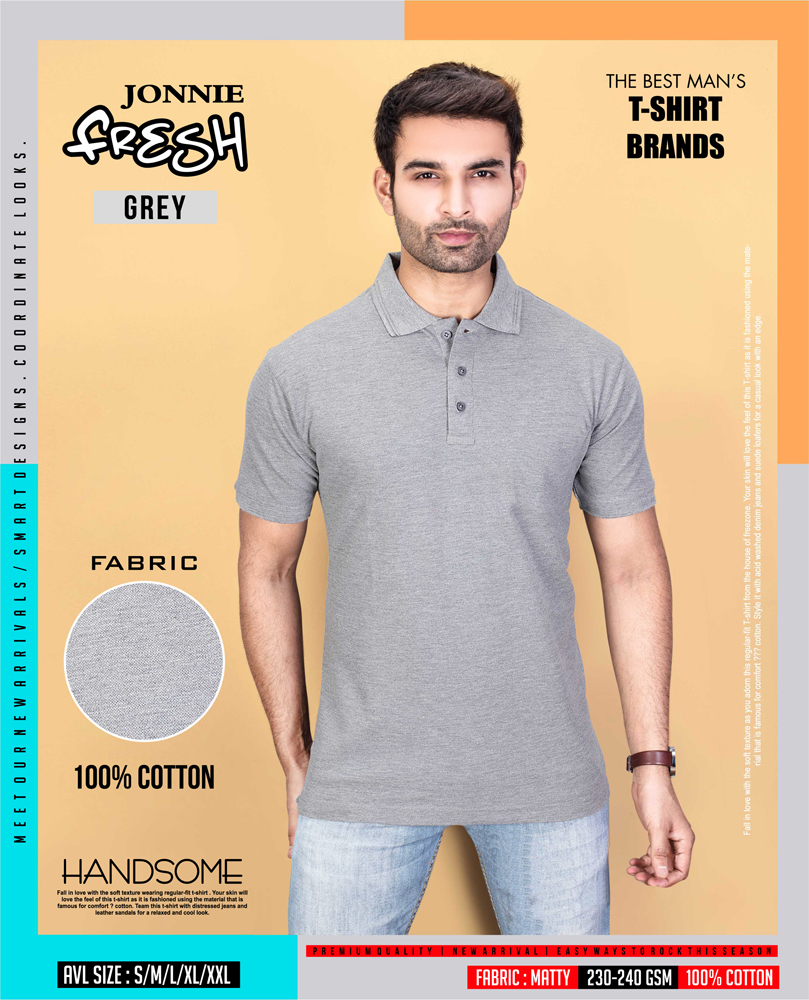 Jonnie Fresh Grey - Design: Premium
