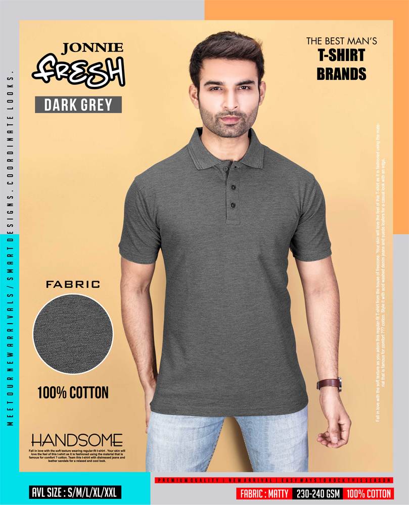 Jonnie Fresh Dark Grey - Design: Premium