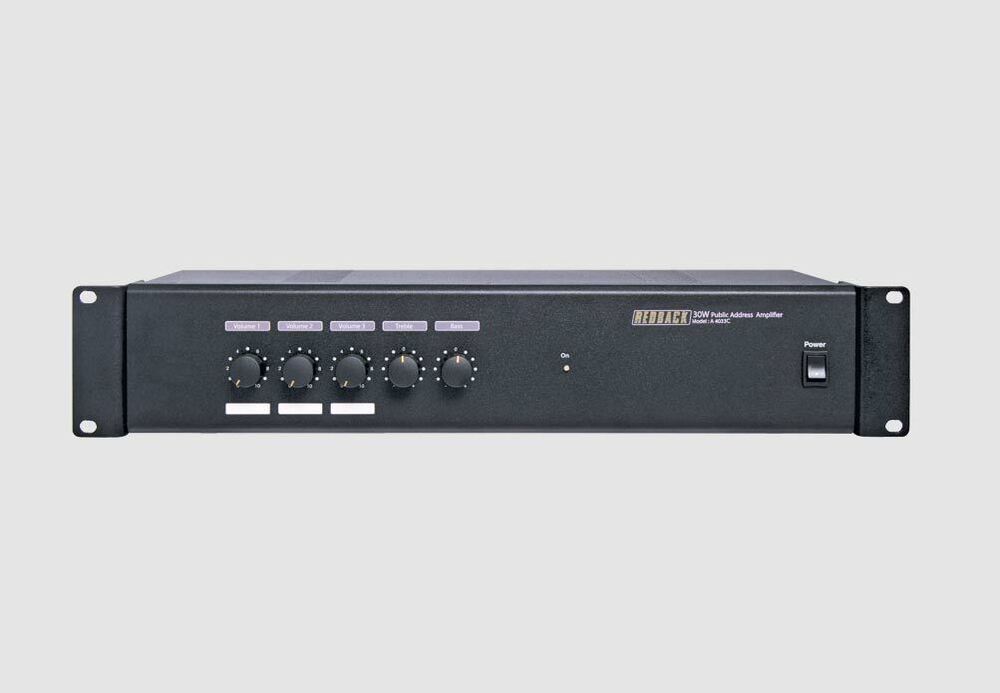 Rack-Mountable Digital Pa Amplifier - Color: Black