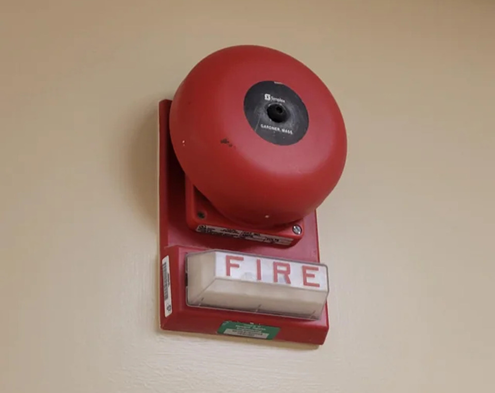 Fire Alarm Bell - Color: Red