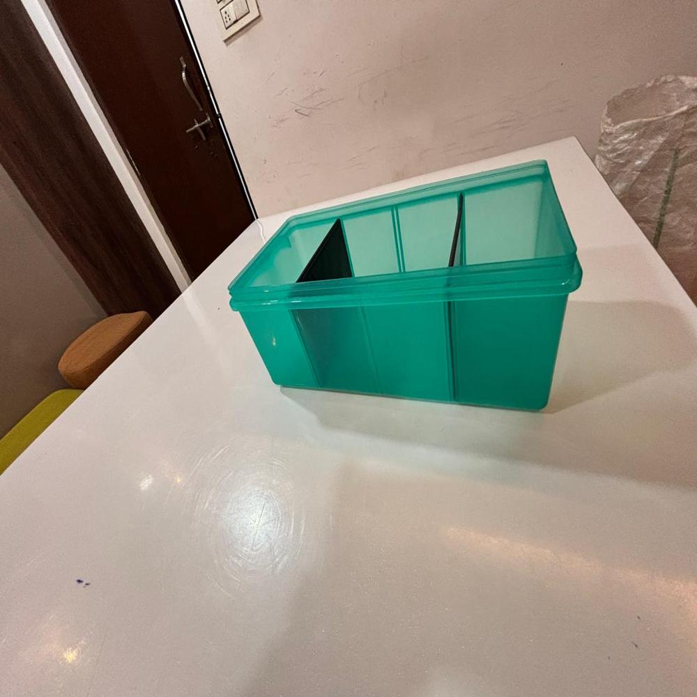 Automobile Spare Part Storage Box - Color: Green