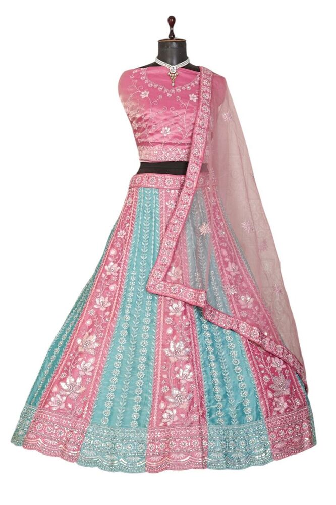 Taarani-C4 Rupa Designer Blouse And Lehenga - Color: Different Available