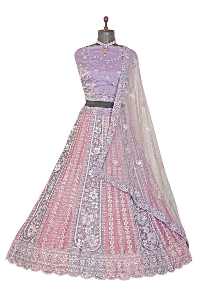 Taarani-E2 Radha Designer Blouse And Lehenga - Color: Different Available
