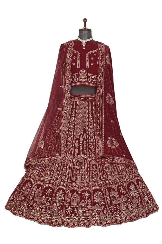 Unique-A1 Alia Designer Lehenga - Color: Different Available