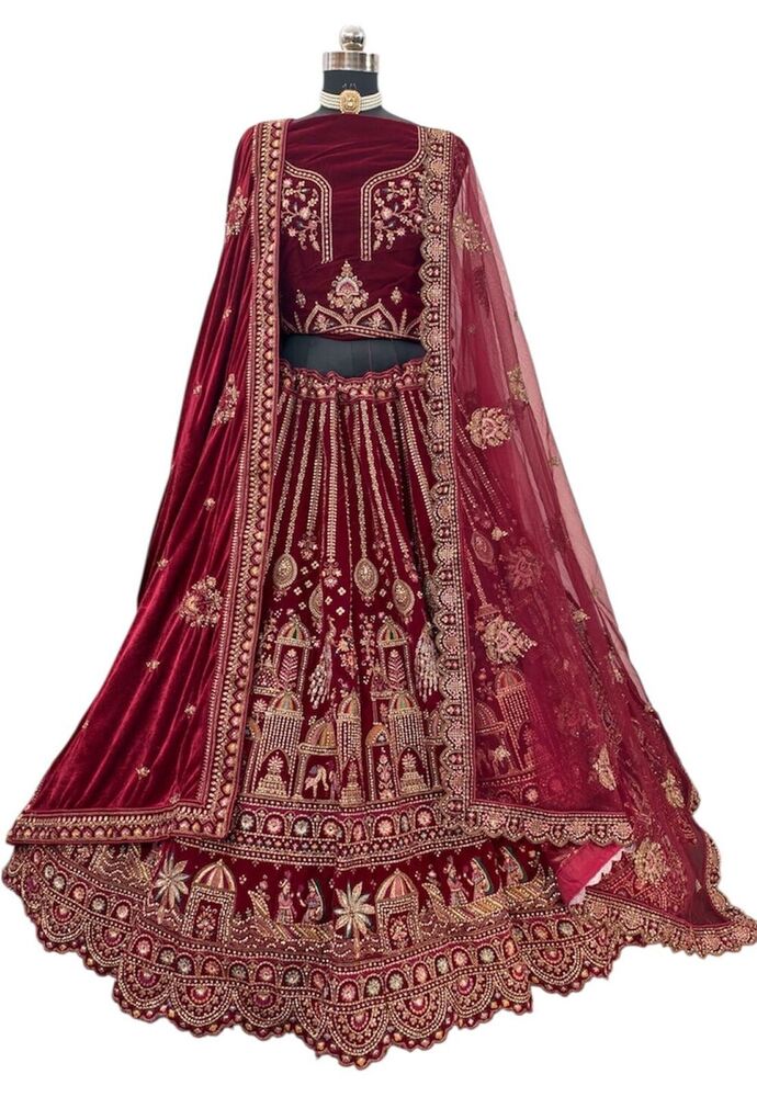 Unique-F2 Aditi Designer Lehenga - Color: Different Available