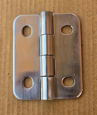 75x100 Ss Canopy Panel And Door Hinges - Color: Silver