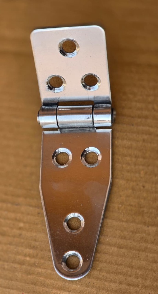SS 7 Hole Strap Hinge (Boat Type / T-Shape Hinge) in Stainless Steel