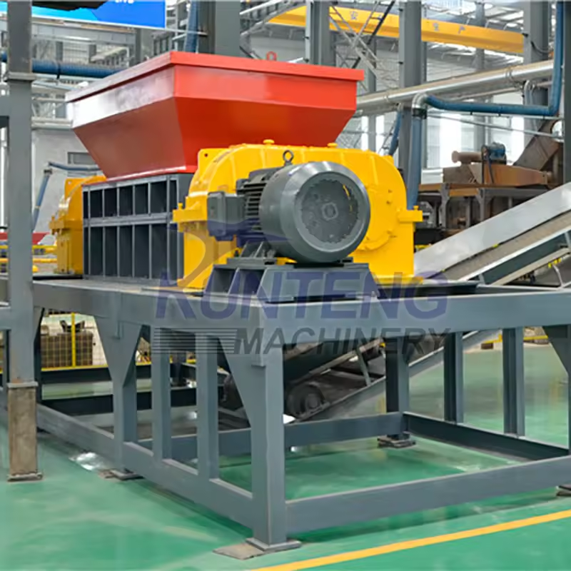 Large Metal Waste Shredder Industrial Waste Appliances Crushing Machine Household Waste Cardboard Boxes Shredder Equipment