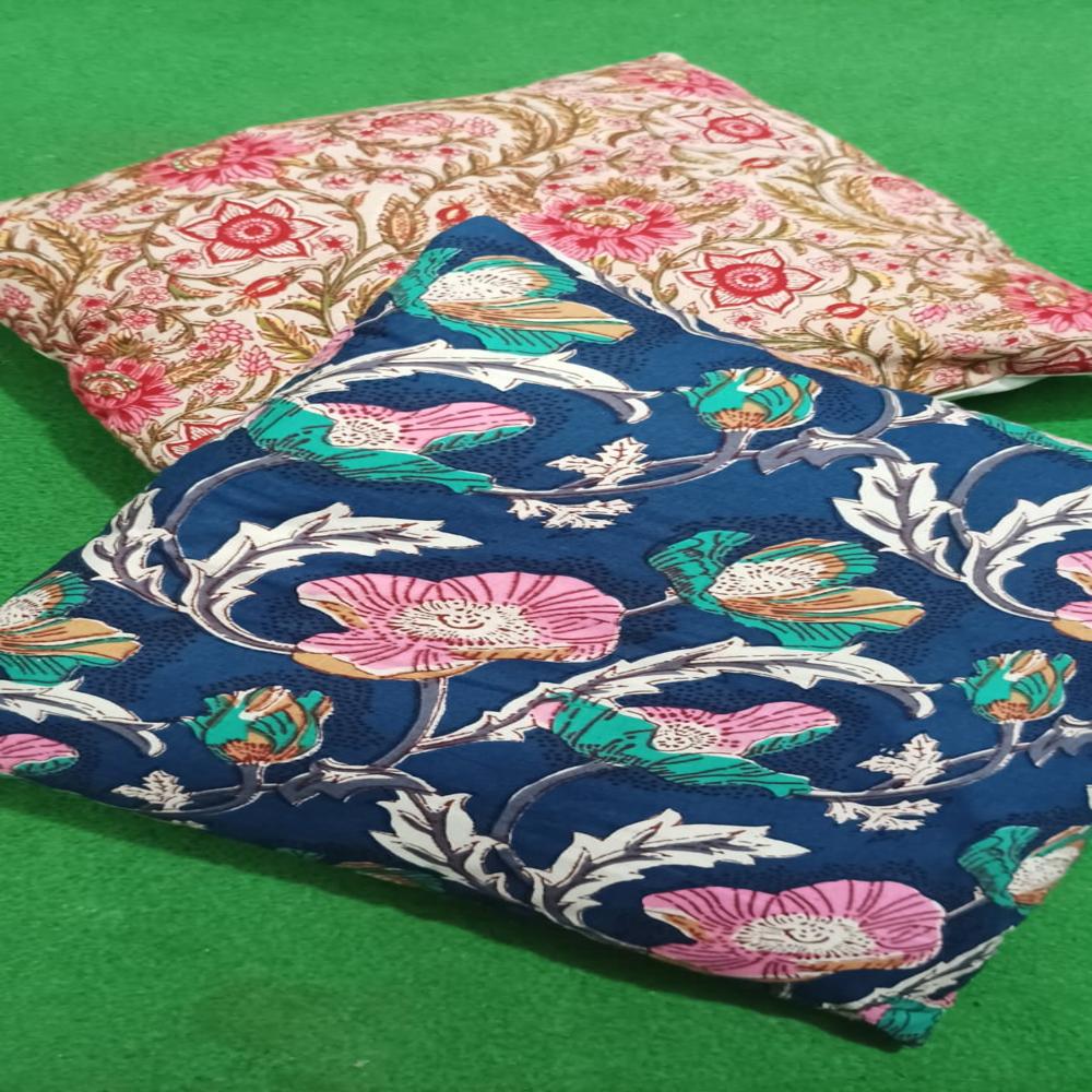 Block Print Cusion Cover - Color: Multi