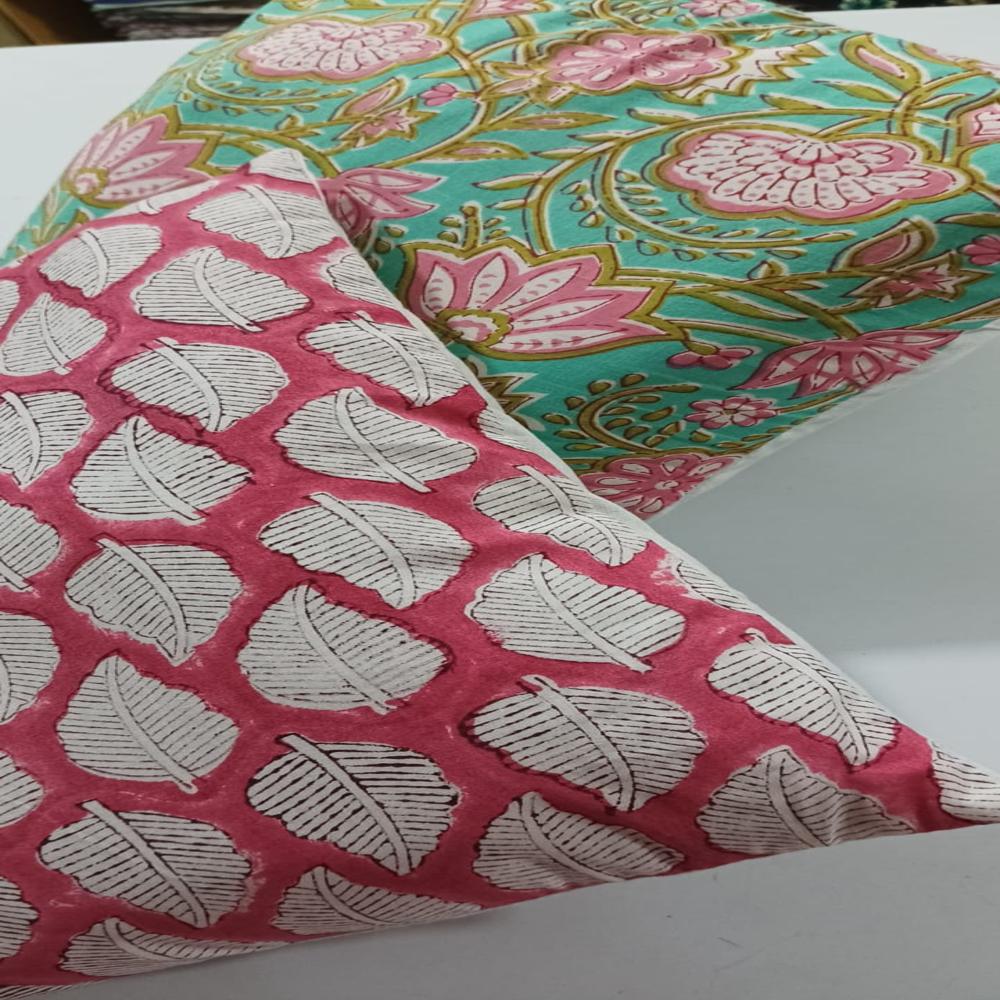 Block Print Cusion Cover - Color: Multi