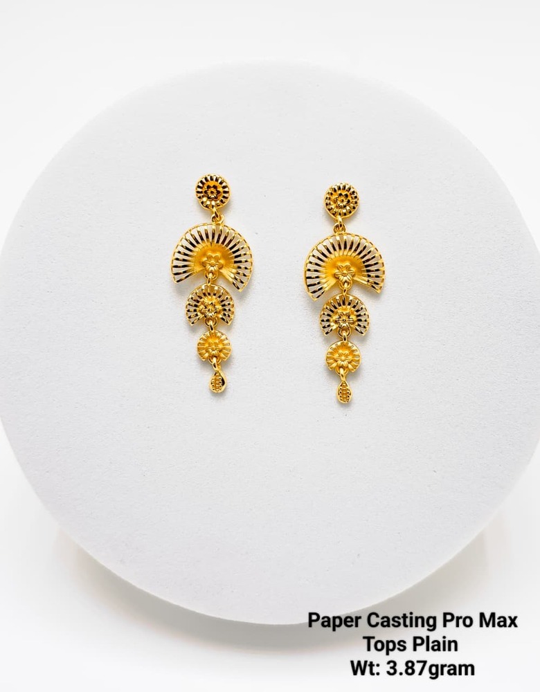 92% New Design Gold Paper Casting Pro Max Tops Plain