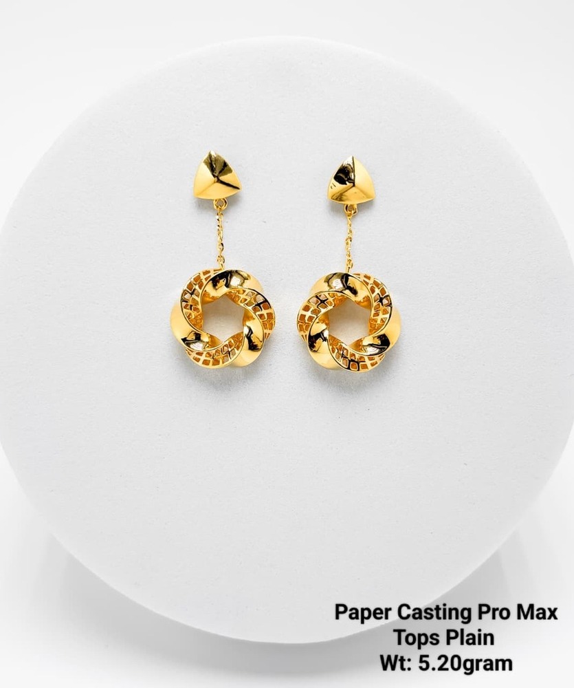 92% New Design Gold Paper Casting Pro Max Tops Plain