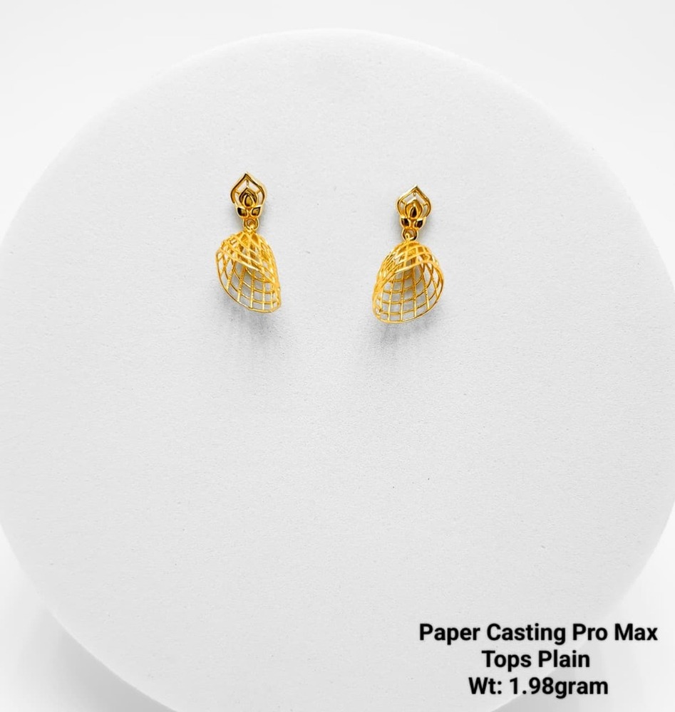 92% New Design Gold Paper Casting Pro Max Tops Plain